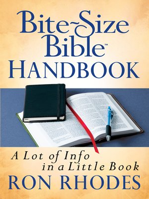 cover image of Bite-Size Bible&#8482; Handbook